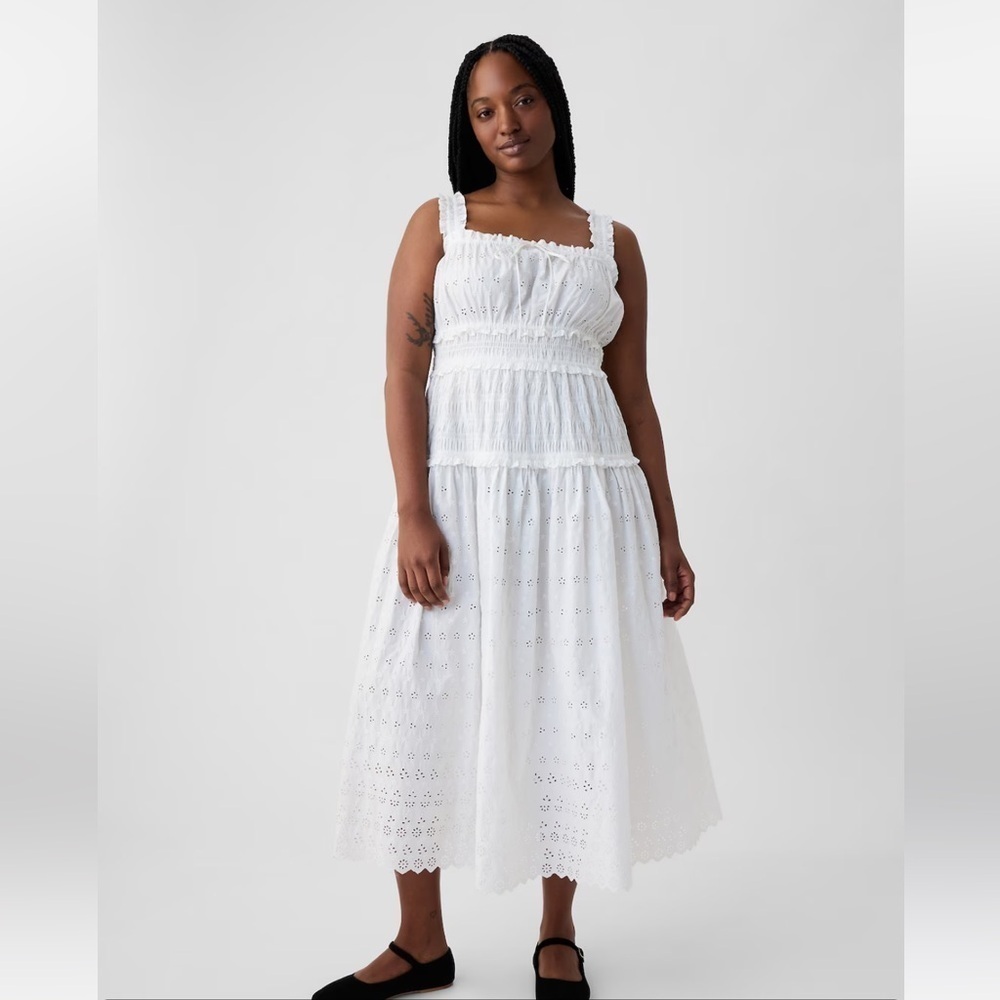 DÔEN x Gap Eyelet dress in White - Picture 2 of 16